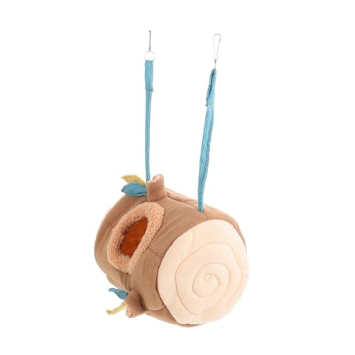 ROMISBABA Warmer Baumwoll Kleintier Schlafnest Baumstammform für Hamster und Flughörnchen Kleines Haustier Winterversteck Kuscheliges Nest für Nagetiere und Mäuse Sicher und Langlebig von ROMISBABA