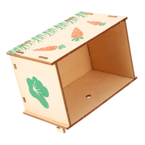 ROMISBABA Wear Resistant Holz Futterhalter für Kaninchen und Hamster Multifunktionale Futterbox mit Futternapf Stabile Heuraufe für Kleine Haustiere Leicht zu Reinigen und Kippsicher ROMISBABA Wear Resistant Holz Futterhalter für Kaninchen und Hamster Multifunktionale Futterbox mit Futternapf Stabile Heuraufe für Kleine Haustiere Leicht zu Reinigen und Kippsicher von ROMISBABA