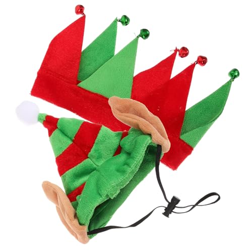 ROMISBABA Weihnachtliches Haustier aus Atmungsaktivem Leichtem Hundehalsband und Wintermütze Komfortabel für Hunde und Katzen für Weihnachtsfeiern Geburtstage und Tägliches Tragen von ROMISBABA