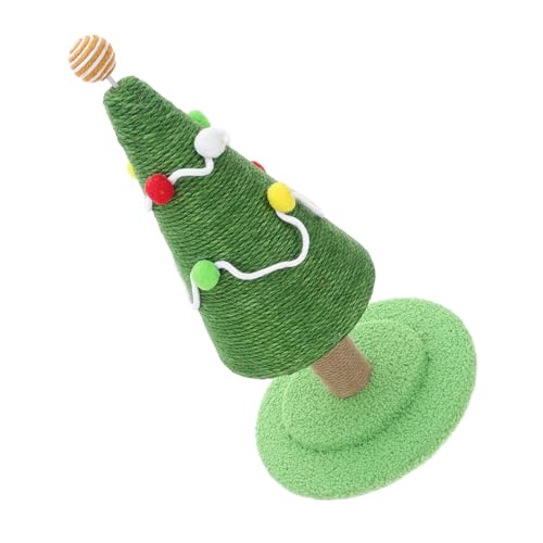 ROMISBABA Weihnachtsbaumkatze Ball Katzenpfostenkratzer Katzenkratzbäume für Wohnungskatzen Weihnachtskatzenkratzer vertikaler Kätzchenkratzer Katzenkratzbaum Schaum Grün ROMISBABA Weihnachtsbaumkatze Ball Katzenpfostenkratzer Katzenkratzbäume für Wohnungskatzen Weihnachtskatzenkratzer vertikaler Kätzchenkratzer Katzenkratzbaum Schaum Grün von ROMISBABA