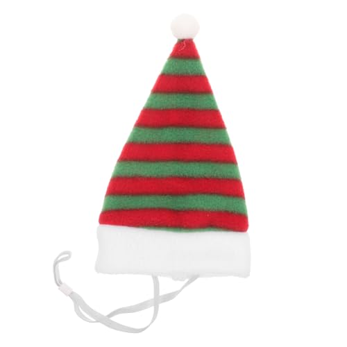 ROMISBABA Weihnachtsmütze für Haustiere Gestreift Rot Grün Reißfestes Material Festlicher Kopfschmuck für Katzen und Hunde für Weihnachten Partys Fotoshootings Geburtstage ROMISBABA Weihnachtsmütze für Haustiere Gestreift Rot Grün Reißfestes Material Festlicher Kopfschmuck für Katzen und Hunde für Weihnachten Partys Fotoshootings Geburtstage von ROMISBABA