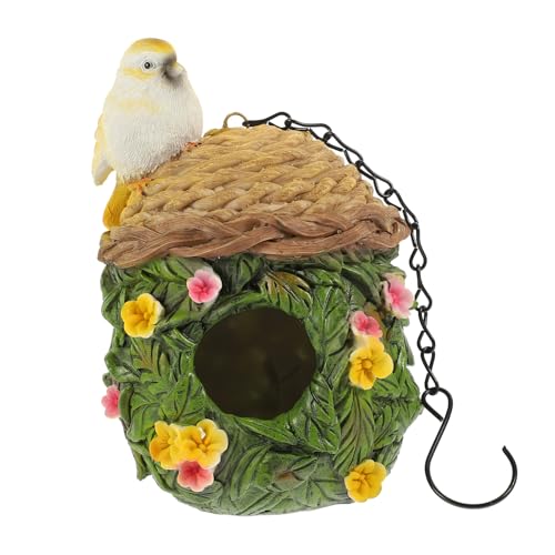 ROMISBABA Wetterfestes Hängendes Vogelhaus mit Warmem Winter Nest Strapazierfähigem Material und Weicher Polsterung als Schlafplatz und Spielbett für Papageien für Garten Balkon und Käfig ROMISBABA Wetterfestes Hängendes Vogelhaus mit Warmem Winter Nest Strapazierfähigem Material und Weicher Polsterung als Schlafplatz und Spielbett für Papageien für Garten Balkon und Käfig von ROMISBABA