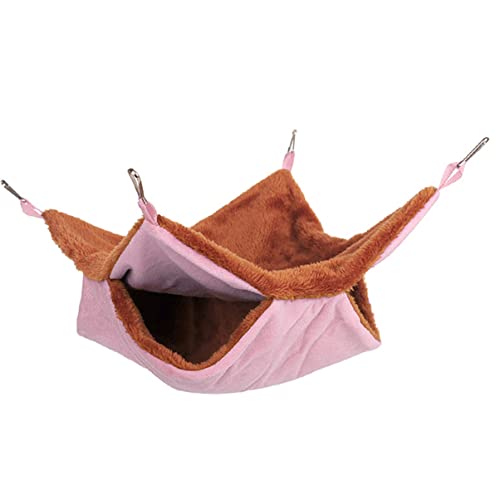 ROMISBABA Zuckergleiternest Kaninchenkäfig Haustier Einstreu für Hamster Frettchen Rattenbett Hamsterkäfig Eichhörnchen-Schlafhängematte Hängematte mit Eichhörnchen Rosa ROMISBABA Zuckergleiternest Kaninchenkäfig Haustier Einstreu für Hamster Frettchen Rattenbett Hamsterkäfig Eichhörnchen-Schlafhängematte Hängematte mit Eichhörnchen Rosa von ROMISBABA