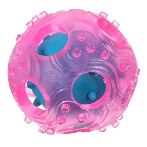 ROMISBABA Gummi Ball Interaktives Hundespielzeug Leckerli-Ball Für Hunde Mit Futterausgabe Leckerli-Spender Aus TPR-Material Leicht Zu Reinigen Für Aktive Und Gesunde Fütterung von ROMISBABA