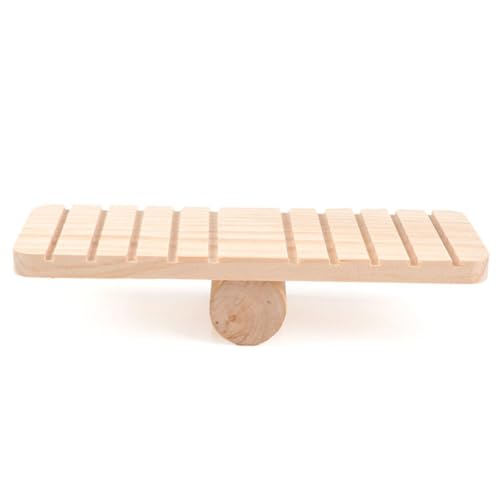 ROMISBABA Holz-Seesaw Spielzeug Für Hamster Mäuse Und Andere Kleine Haustiere Spaßige Plattform Spielen Und Entspannen Für Käfig-Dekoration Und Zahnpflege ROMISBABA Holz-Seesaw Spielzeug Für Hamster Mäuse Und Andere Kleine Haustiere Spaßige Plattform Spielen Und Entspannen Für Käfig-Dekoration Und Zahnpflege von ROMISBABA