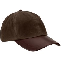 ROMNEYS Wachscap mit Lederschirm braun von ROMNEYS