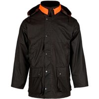 ROMNEYS Wachsjacke New England Jager braun XS - INT von ROMNEYS