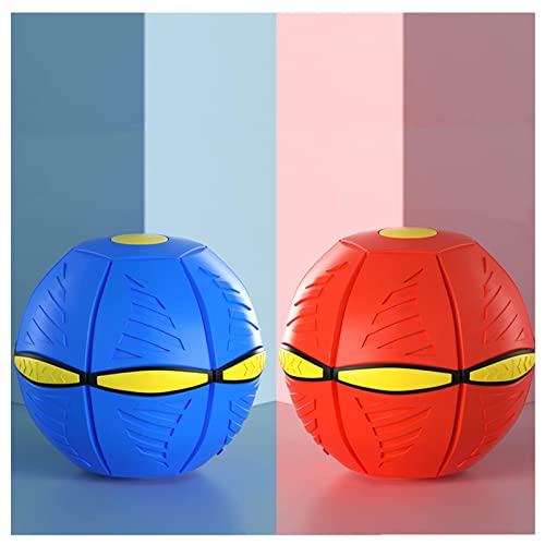 ROMOZ Flying UFO Magic Ball, Hunde Wurfball Gute FlexibilitäT Hunde Frisbee, Interaktives Hundespielzeug,2PCS von ROMOZ