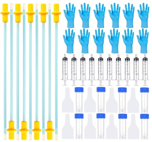 ROPUKEY 20 Set AI Künstliche Befruchtung Hundezucht Kit, Hund Ai Zucht Kit, Insemination Kit für Hunde, Pet Breeding Supplies für kleine Rassen (20.0 cm) von ROPUKEY