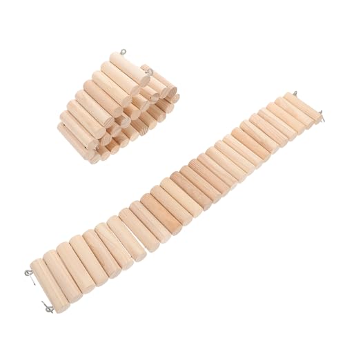 RORPOIR 2 Stück Leiterbrücke Für Hamster Hängeleiter Hamster Hindernisparcours Leiter Balance Hamster Kletterleiter Brücke Kauspielzeug Für Meerschweinchen Holz Beige RORPOIR 2 Stück Leiterbrücke Für Hamster Hängeleiter Hamster Hindernisparcours Leiter Balance Hamster Kletterleiter Brücke Kauspielzeug Für Meerschweinchen Holz Beige von RORPOIR