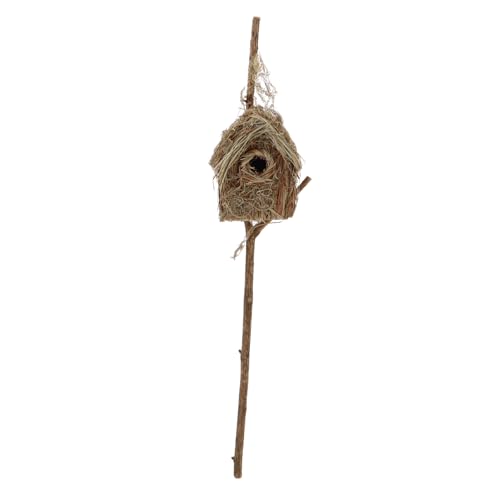 RORPOIR Vogelhaus Gartenstecker Aus Dekorativer Vogelhaus Ornament Für Außenbereich Stilvolle Gartenaccessoires Für Terrasse Und Hinterhof Handgefertigte Kunst Für Gartenliebhaber von RORPOIR