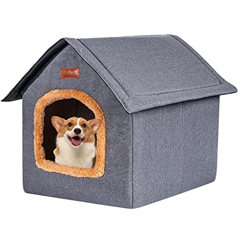 Hundehütte für den Innenbereich | Tragbare Haustierbetten mit abnehmbarem Design, bequemer Unterschlupf für Haustiere, Bettwäsche für kleine Haustiere, für Hunde, Rossev von ROSSEV