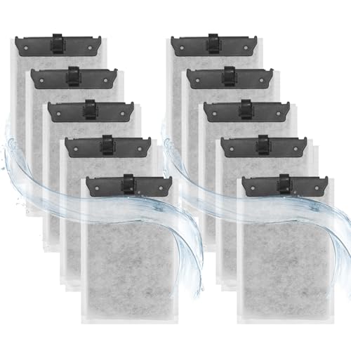 ROSYLEVE 10 Stück Aquarium Filterkartusche für Tetra EasyCrystal Filter 250 und EasyCrystal FilterBox 300, Filterpads für Tetra EasyCrystal, Ersatz Filterpads mit Aktivkohle und Zeolithe ROSYLEVE 10 Stück Aquarium Filterkartusche für Tetra EasyCrystal Filter 250 und EasyCrystal FilterBox 300, Filterpads für Tetra EasyCrystal, Ersatz Filterpads mit Aktivkohle und Zeolithe von ROSYLEVE