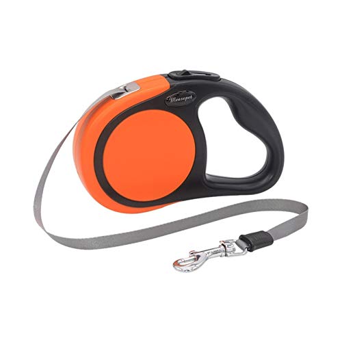 Seil Stabile Durable 3 Meter 5M Automatisch Versenkbare Hund Zugseil Leinen Pet Leads (Color : Sport Style Orange, Size : 3 Meter) von ROTAKUMA