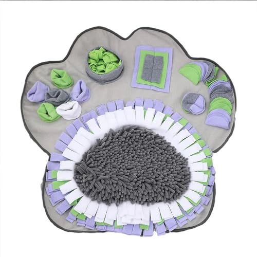 ROY Schnüffelteppich für Hunde und Katze, Futterschnüffel, Futtermatte, Schnüffelmatte Hund, Welpen Trainingsmatte für langsames Füttern, Dog Spiel Trainingsmatte - Intelligenzspielzeug für Hunde von ROY