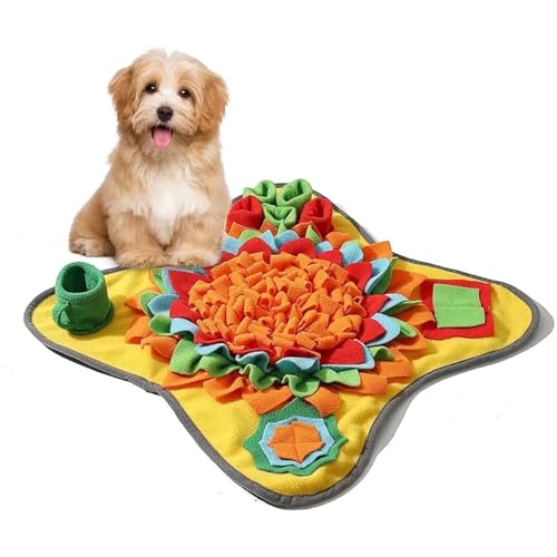 ROY Schnüffelteppich für Hunde und Katze, Futterschnüffel Futtermatte, Schnüffelmatte Hund, Welpen-Trainingsmatte für langsames Füttern, Dog Spiel, Trainingsmatte - Intelligenzspielzeug für Hunde von ROY
