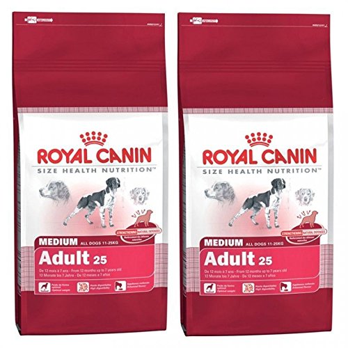 2 x 15 kg Royal Canin Medium Adult 25 Multi Kaufen Hundefutter von ROYAL CANIN
