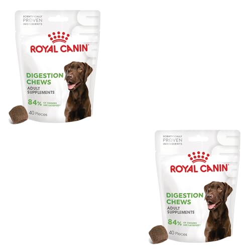 ROYAL CANIN Digestion Chews Adult Supplements | Doppelpack | 2 x 160 g | Ergänzungsfuttermittel für Adulte Hunde | Zur Unterstützung der normalen Verdauung und Darmflora ROYAL CANIN Digestion Chews Adult Supplements | Doppelpack | 2 x 160 g | Ergänzungsfuttermittel für Adulte Hunde | Zur Unterstützung der normalen Verdauung und Darmflora von ROYAL CANIN