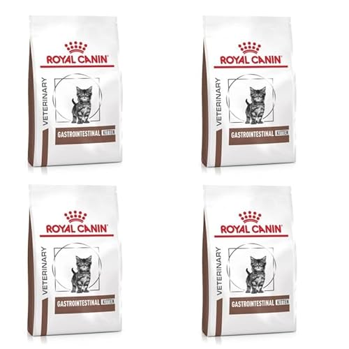 ROYAL CANIN Gastrointestinal Kitten Feline | 4er Pack | 4 x 400 g | Diät-Alleinfuttermittel für Kätzchen | Kann dabei helfen Störungen im Gastrointestinaltrakt zu verringern von ROYAL CANIN