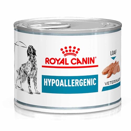 Royal Canin Veterinary Hypoallergenic Mousse | 12 x 200 g | Diät-Alleinfuttermittel für ausgewachsene Hunde | Mit hydrolysiertem Protein | Zur Unterstützung der Hautbarriere von ROYAL CANIN