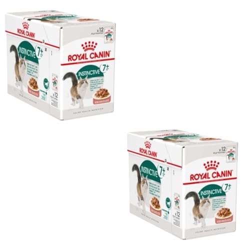 ROYAL CANIN INSTINCTIVE 7+ in Soße | Doppelpack | 2 x 12 x 85 g | Alleinfuttermittel für ausgewachsene Katzen ab 7 Jahren | Zur Unterstützung der Vitalität und Nierengesundheit von ROYAL CANIN