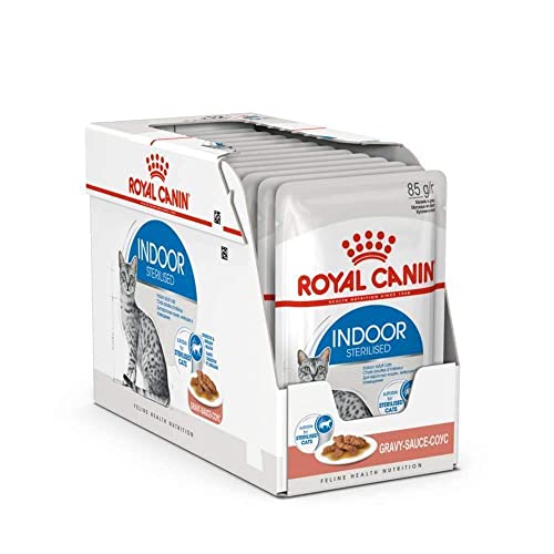 ROYAL CANIN Indoor Sterilized - Wet Food for Adult Cats - Chunks in Sauce 12x85 g von ROYAL CANIN