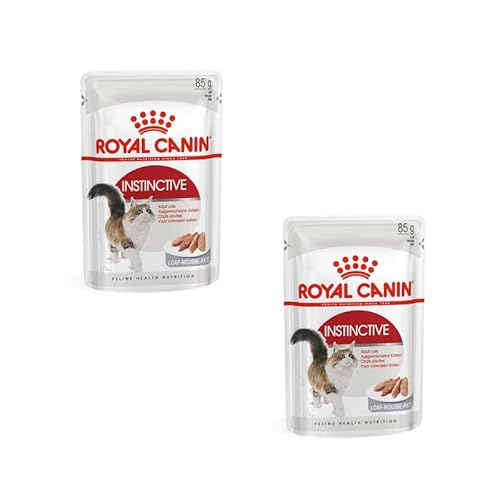 ROYAL CANIN Instinctive Mousse | Doppelpack | 2 x 12 x 85 g | Alleinfuttermittel für ausgewachsene Katzen ab dem 12. Monat | Kann dabei helfen die Harnwegsgesundheit zu erhalten von ROYAL CANIN