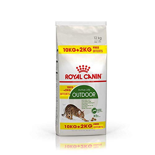 Royal Canin Katzenfutter Feline Outdoor 30, 10+2 kg gratis, 1er Pack (1 x 12 kg) von ROYAL CANIN
