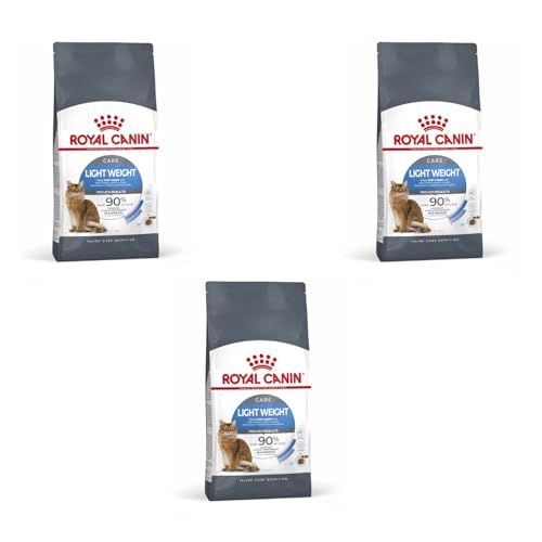 Royal Canin Light Weight Care | 3er Pack | 3 x 400 g | Trockenfutter für Katzen | Zur Unterstützung übergewichtiger Katzen | Enthält Eisen, Mangan und Zink | Gewichtskontrolle Royal Canin Light Weight Care | 3er Pack | 3 x 400 g | Trockenfutter für Katzen | Zur Unterstützung übergewichtiger Katzen | Enthält Eisen, Mangan und Zink | Gewichtskontrolle von ROYAL CANIN