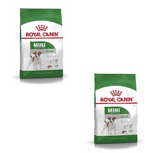 Royal Canin Mini Adult | Doppelpack | 2 x 800 g | Trockennahrung für ausgewachsene kleine Hunde | Kann zur optimalen Versorgung Kleiner Hunderassen eingesetzt Werden | Mit EPA & DHA Royal Canin Mini Adult | Doppelpack | 2 x 800 g | Trockennahrung für ausgewachsene kleine Hunde | Kann zur optimalen Versorgung Kleiner Hunderassen eingesetzt Werden | Mit EPA & DHA von ROYAL CANIN