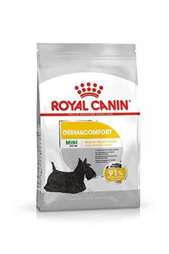 Royal Canin Dermacomfort Mini | 3 kg | Alleinfuttermittel für kleine erwachsene Hunde bis 10 kg | Zur Unterstützung der normalen Hautgesundheit | Mit Omega-3- und 6-Fettsäuren von ROYAL CANIN