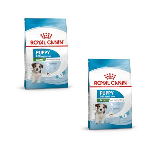 Royal Canin Puppy Mini | Doppelpack | 2 x 800 g | Trockennahrung für Hunde | Alleinfuttermittel für Hunde | Für kleine Hundewelpen (Endgewicht: bis zu 10 kg) - Bis zum 10. Monat von ROYAL CANIN