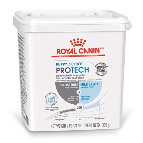 Royal Canin Puppy Protech Colostrium Milk | 300 g | Welpenmilch | Kann zu einer optimalen Verdauung und einem harmonischen Wachstum beitragen | Ab Geburt bis zur Entwöhnung von ROYAL CANIN