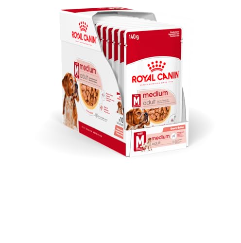 ROYAL CANIN SHN Medium Adult in Sauce - Wet Food for Adult Dogs - 10x140g von ROYAL CANIN