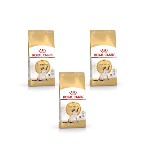 ROYAL CANIN Siamese Adult | 3er Pack | 3 x 400 g | Alleinfuttermittel für ausgewachsene Siamkatzen | Ab dem 12. Monat | Kann dabei helfen die Harnwegsfunktion zu unterstützen von ROYAL CANIN