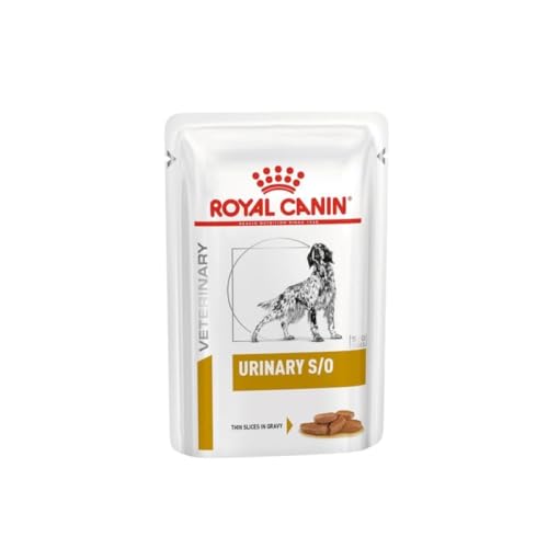 ROYAL CANIN Veterinary Urinary s/o Canine für Hunde | 12 x 100 g | Feuchtnahrung für Hunde | Feine Stückchen in Soße | Zur Unterstütztung der Auflösung von Struvitsteinen von ROYAL CANIN