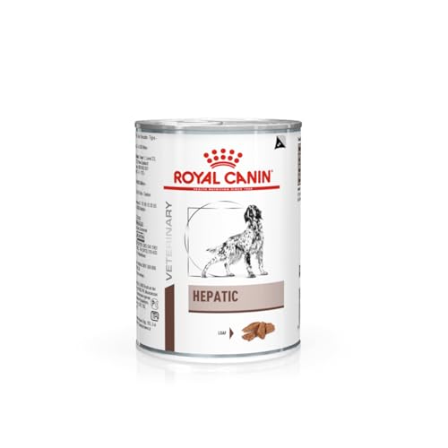 Royal Canin Veterinary HEPATIC Mousse | 12 x 420 g | Diät-Alleinfuttermittel für ausgewachsene Hunde | Kann dabei helfen die Leberfunktion bei chronischer Leberinsuffizienz zu unterstützen von ROYAL CANIN