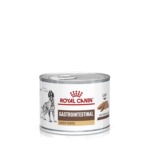 Royal Canin Veterinary Gastrointestinal High Fibre Mousse | 12 x 200 g | Diät-Alleinfuttermittel für Adulte Hunde | Zur Unterstützung Einer gesunden Verdauung | Mit Nahrungsfasern von ROYAL CANIN