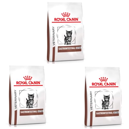 Royal Canin Veterinary Gastrointestinal Kitten Feline | 3er Pack | 3 x 400 g | Diät-Alleinfuttermittel für Kätzchen | Kann dabei helfen den Gastrointestinaltrakt zu unterstützen Royal Canin Veterinary Gastrointestinal Kitten Feline | 3er Pack | 3 x 400 g | Diät-Alleinfuttermittel für Kätzchen | Kann dabei helfen den Gastrointestinaltrakt zu unterstützen von ROYAL CANIN