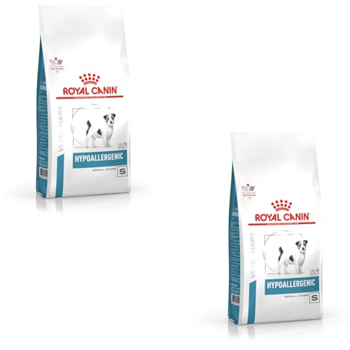 ROYAL CANIN Veterinary Hypoallergenic SMALL Dogs | Doppelpack | 2 x 1 kg | Diät-Alleinfuttermittel für ausgewachsene kleine Hunde | Für Hunde mit Nährstoffintoleranzerscheinungen ROYAL CANIN Veterinary Hypoallergenic SMALL Dogs | Doppelpack | 2 x 1 kg | Diät-Alleinfuttermittel für ausgewachsene kleine Hunde | Für Hunde mit Nährstoffintoleranzerscheinungen von ROYAL CANIN