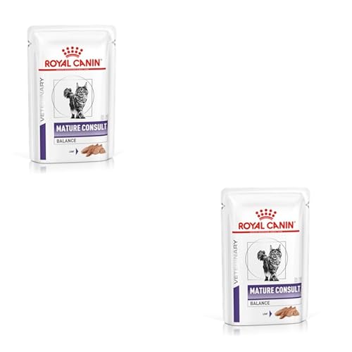 ROYAL CANIN Veterinary Mature Consult Balance | Doppelpack | 2 x 12 x 85 g | Alleinfuttermittel für Katzen | Für kastrierte ältere Katzen oder mit Neigung zur Gewichtszunahme von ROYAL CANIN