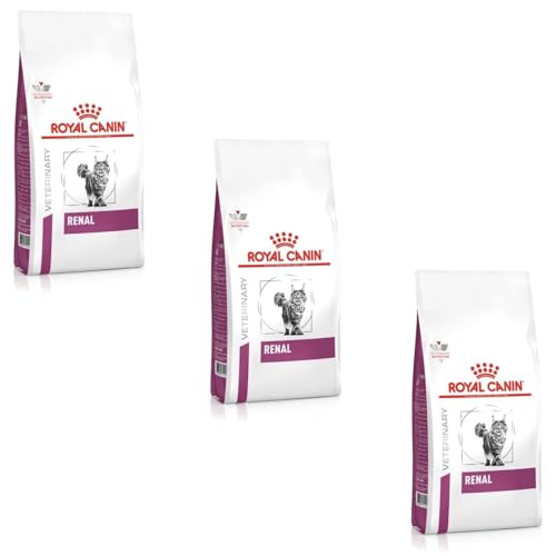 ROYAL CANIN Veterinary Renal | 3er Pack | 3 x 400 g | Diät-Alleinfuttermittel für ausgewachsene Katzen | Zur Unterstützung bei Nierenproblemen | Mit niedrigem Phosphorgehalt ROYAL CANIN Veterinary Renal | 3er Pack | 3 x 400 g | Diät-Alleinfuttermittel für ausgewachsene Katzen | Zur Unterstützung bei Nierenproblemen | Mit niedrigem Phosphorgehalt von ROYAL CANIN