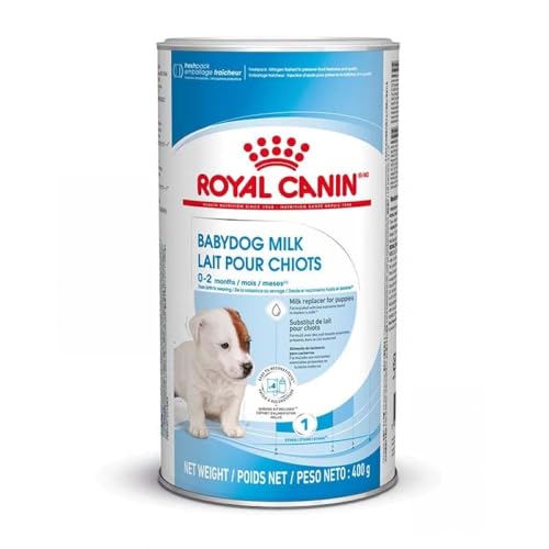 Royal Canin Babydog Milk | 4 x 100 g | Welpen Milch in Pulverform | Zur Unterstützung des Verdauungssystems | Angepasster Laktosegehalt | Enthält hochverdauliche Proteine von ROYAL CANIN