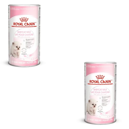 Royal Canin Babycat Milk | Doppelpack | 2 x 300 g | Milchaustausch-Futtermittel für Katzenwelpen | Von der Geburt bis zur Entwöhnung (0-2 Monate) | Für EIN harmonisches Wachstum von ROYAL CANIN