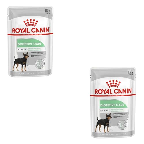 Royal Canin Digestive Care | Doppelpack | 2 x 12 x 85 g | Nassfutter für ausgewachsene Hunde | Ab dem 10. Lebensmonat | Für Hunde mit empfindlicher Verdauung geeignet von ROYAL CANIN