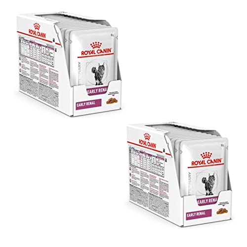 Royal Canin Veterinary Early Renal | Doppelpack | 2 x 12 x 85 g | Diät-Alleinfuttermittel für Katzen | Zur frühen Unterstützung der Nierenfunktion | Mit moderatem Phosphorgehalt von ROYAL CANIN