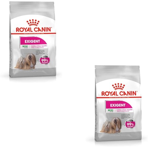 Royal Canin Exigent Mini | Doppelpack | 2 x 1 kg | Alleinfuttermittel für ausgewachsene und ältere kleine Hunde (1 bis 10 kg) | Ab dem 10. Lebensmonat | Für wählerische Hunde von ROYAL CANIN