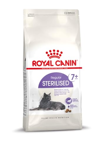 Royal Canin Regular STERILISED 7+ | 400 g | Alleinfuttermittel für sterilisierte Katzen | Kann zur Unterstützung der Nieren- und Harnfunktion beitragen von ROYAL CANIN