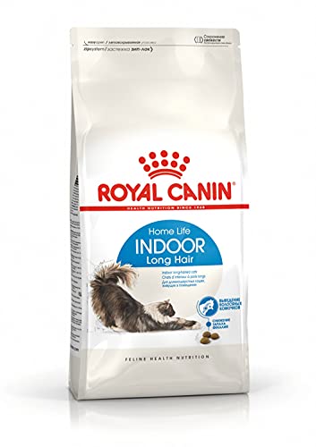 ROYAL CANIN Indoor Longhair Trockenfutter | 2 kg | Alleinfuttermittel speziell für Wohnungskatzen mit langem Fell | Mit angepasstem Energiegehalt | Verringerter Stuhlgeruch von Royal Canin