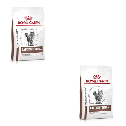 Royal Canin Veterinary Gastrointestinal Hairball | Doppelpack | 2 x 400 g | Diät-Alleinfuttermittel für ausgewachsene Katzen | Zur Bekämpfung von Haarballenbildung von ROYAL CANIN